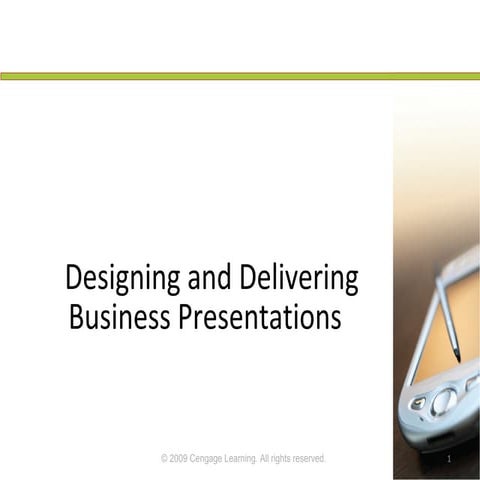 Business presentation skills