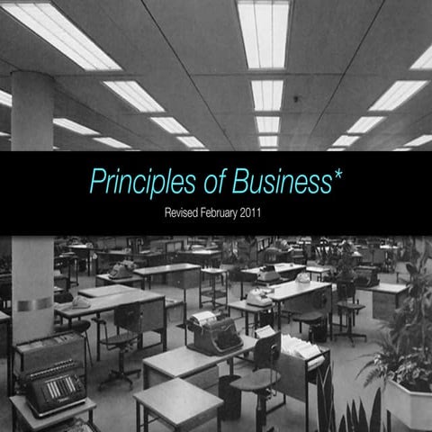 Business principles