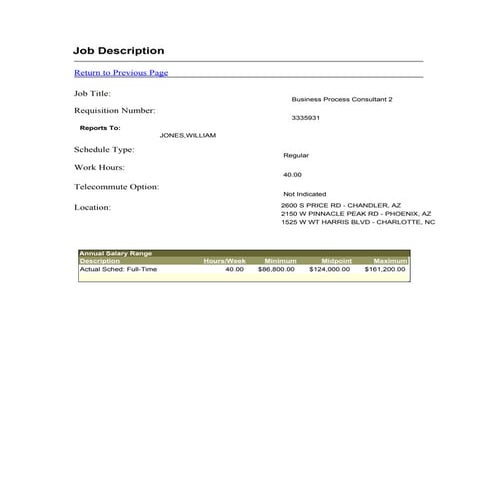 Business Process Consultant