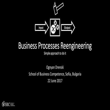 Business processes reengineering based on business model concept