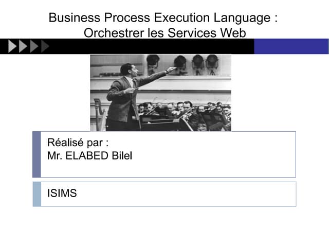 Business process execution language
