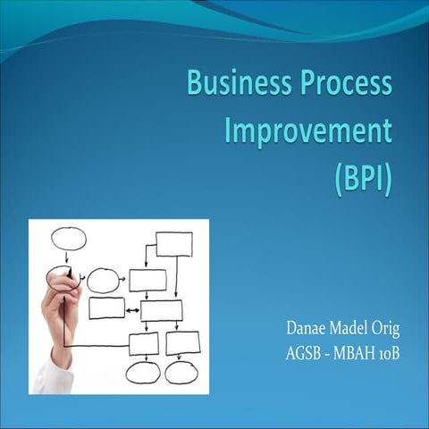 SR:Business process improvement - Danae Orig