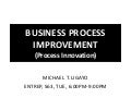 Business process improvement (special report) presentation