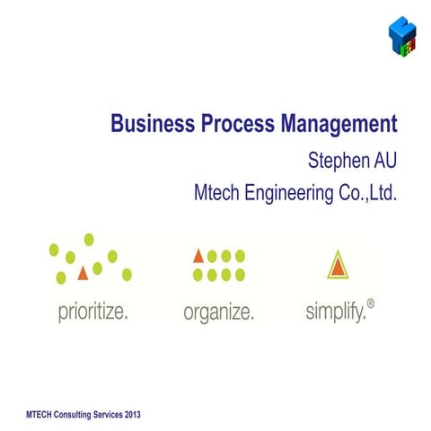 Business process management
