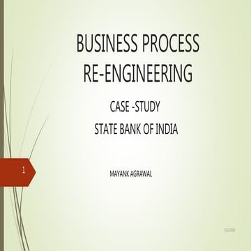 Business process Reengineering | PPT