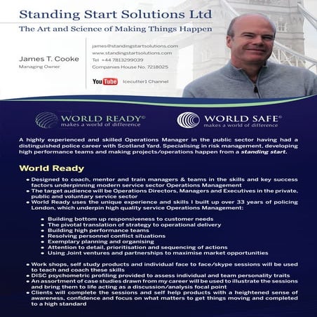 James Cooke Standing Start Solutions Business Profile