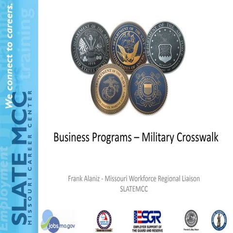 Business programs military crosswalk