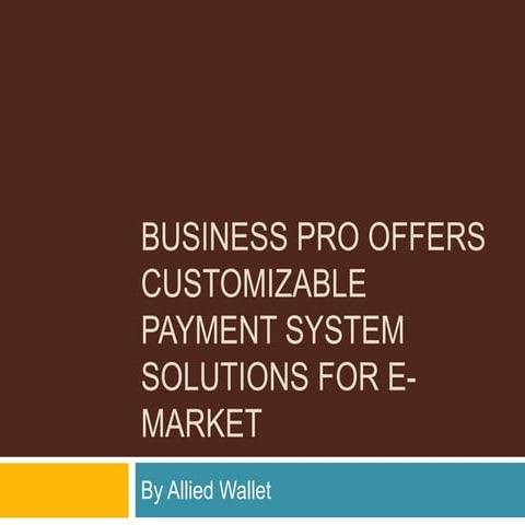Batch Payment Processing | PPTX