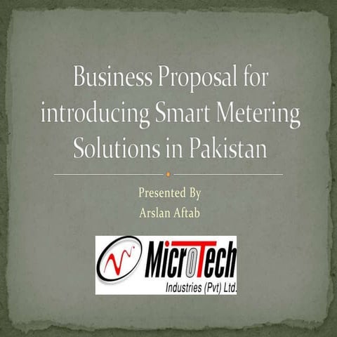 Smart Meters in Pakistan