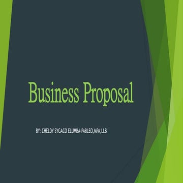 Business proposal