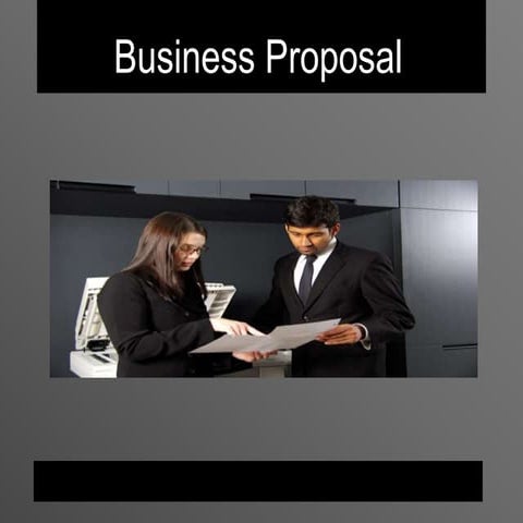 Business proposal writing