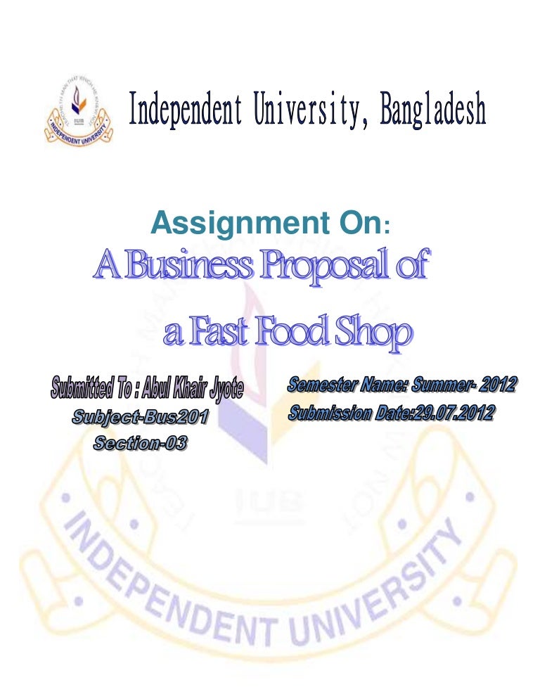 Business Proposal Noodles Shop