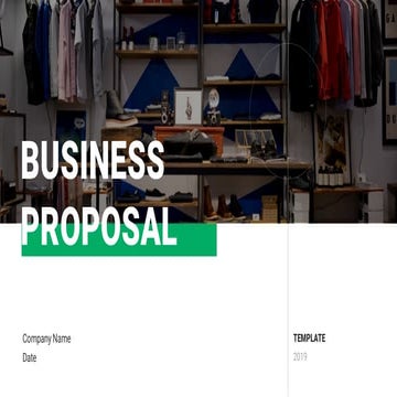 Business Proposal Presentation Template | PDF