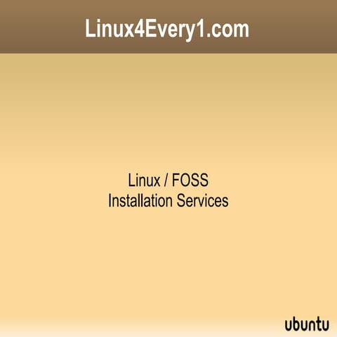 Business proposal Linux Services