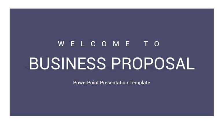 business proposal powerpoint template