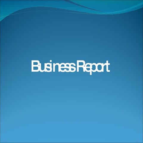 Business Reports
