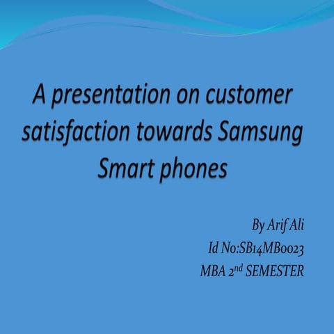 Business research method presentation by Arif Ali , kaziranga university