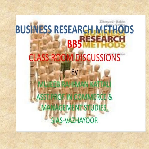 Business Research Methods BBA
