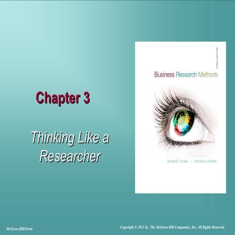 Business research methods chap003