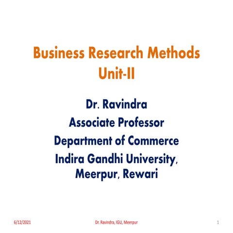 Business research methods pp ts  11