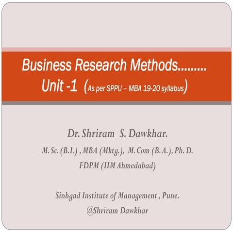 Business research methods_unit-1