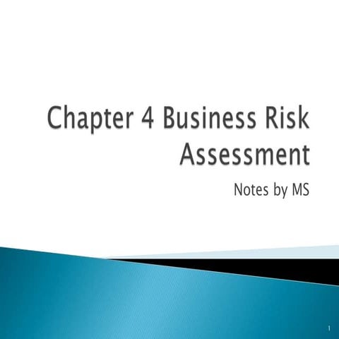 Business risk assessment