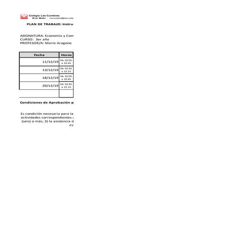 Business s3   plan de trabajo - dic 2019