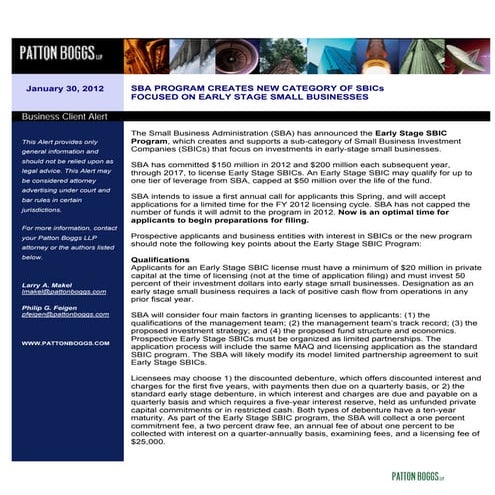 SBIC Presentation | PDF