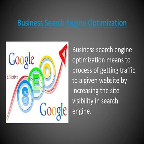 Ethical Search Engine Optimization