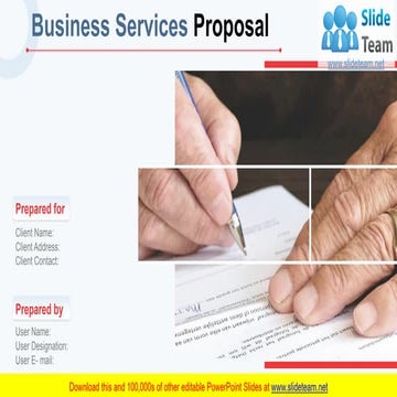 Business Services Proposal PowerPoint Presentation Slides