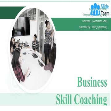 Business Skill Coaching Powerpoint Presentation Slides