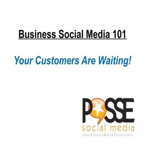 Business social media 101