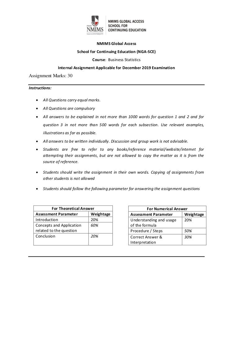 Conclusion of statistics assignment picture