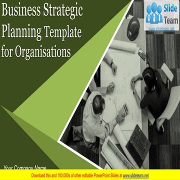 Business Strategic Planning Template For Organizations PowerPoint Presentatio...