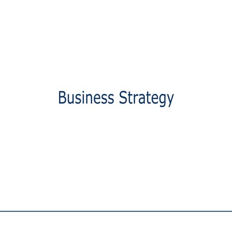 Business Strategy