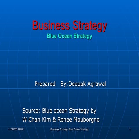 Business Strategy - Blue Ocean Strategy