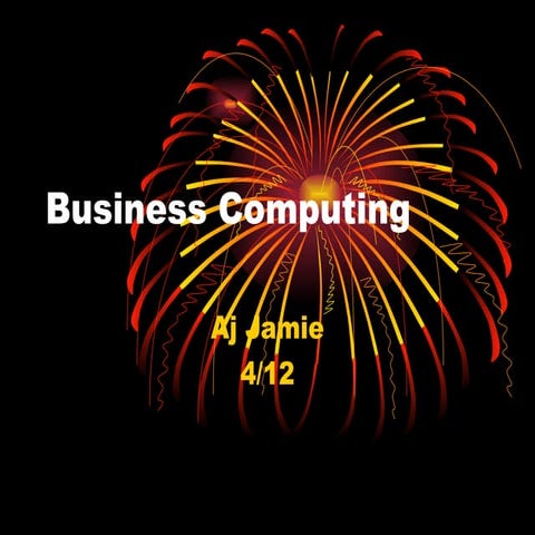 M4 - Business Studies - Lesson 3