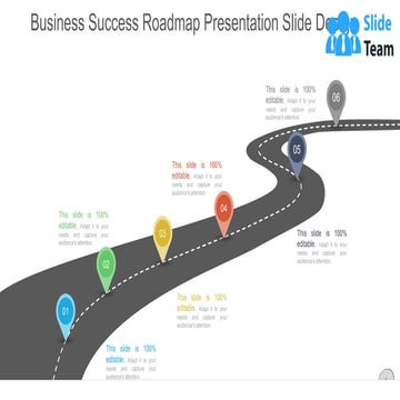 Business Success Roadmap Presentation Slide Design