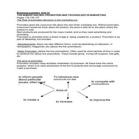 The Marketing Mix - Promotion | PDF