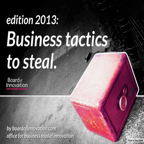 12+1 Business Tactics to Steal - edition 2013 - by @boardofinno