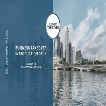 Business Takeover Introduction | PPT | Free Download