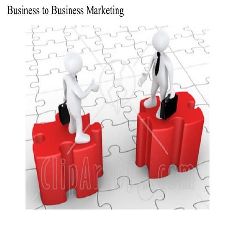 Business to business marketing