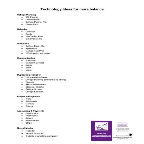 Business Technology Tools for the Busy Entrepreneur