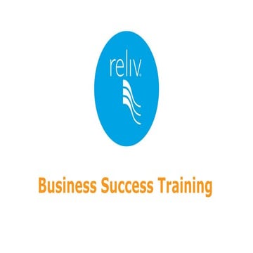 Canada Reliv Business Training