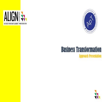 Business Transformation Approach - Align Associate