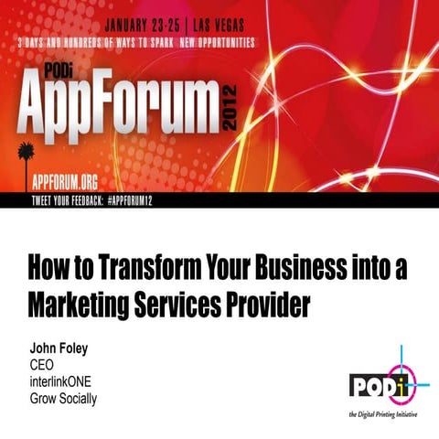 How to Transform Your Business Into a Marketing Services Provider