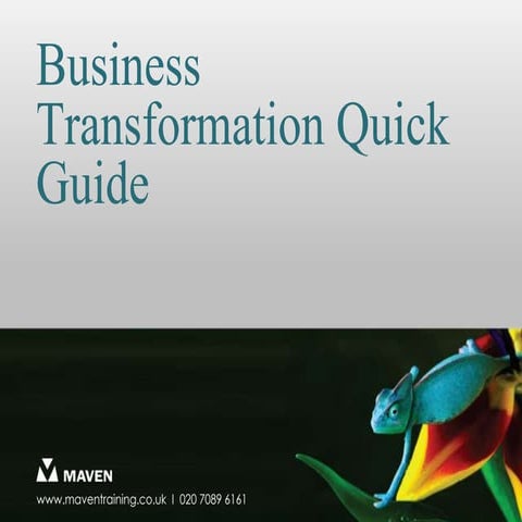 Business Transformation Quick Guide