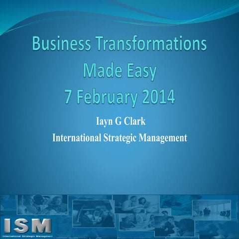 Business transformation workshop feb 2014