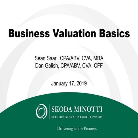 Business Valuation Basics