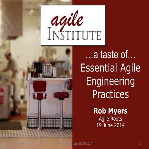 Assessing the business value of Agile Engineering Practices